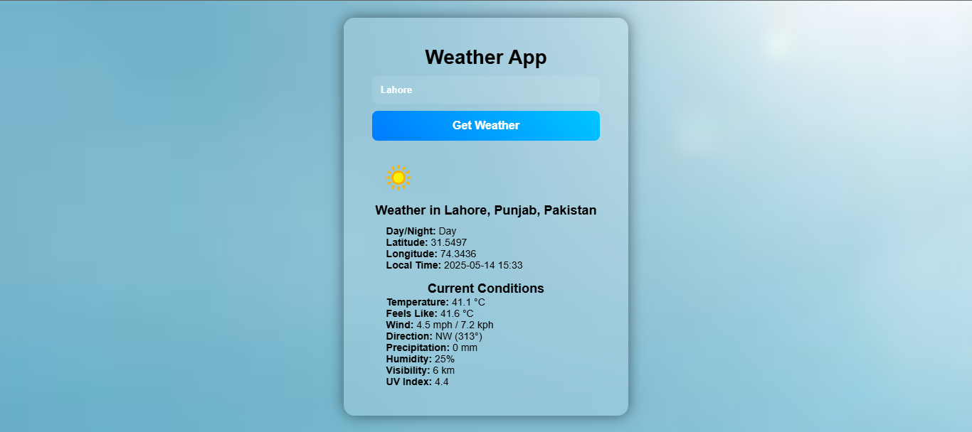 Weather App